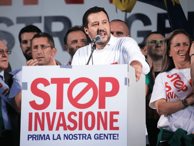 Salvini stop invasion poster