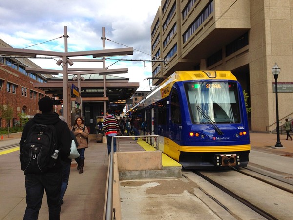 U of Minn Light Rail Station