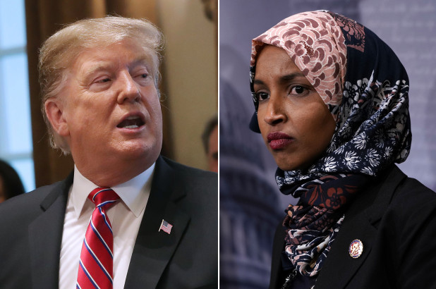 Trump and Omar 2